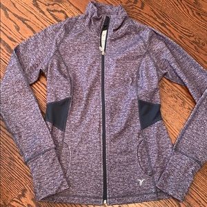 Old navy active grey zip up - size small